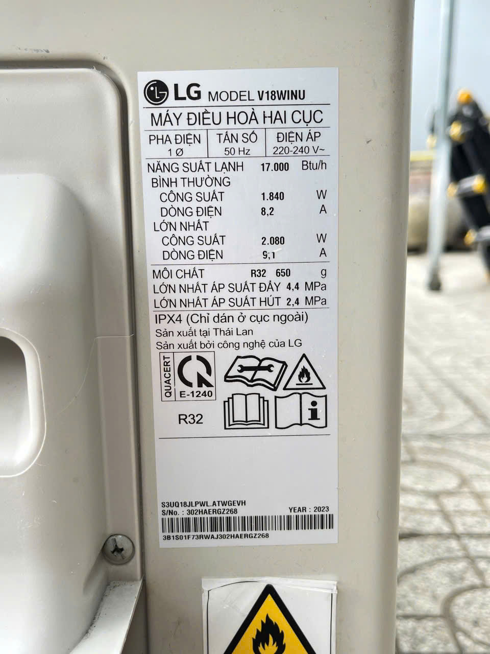 Máy lạnh LG Inverter 2hp mới 95% sx 2023 - Ảnh 5